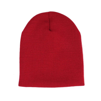 EMBROIDERED KNIT HAT  (8.5" x 8.5")