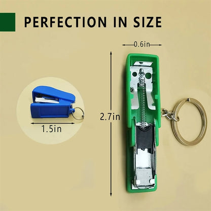 Mini Cute Stapler with Keychain