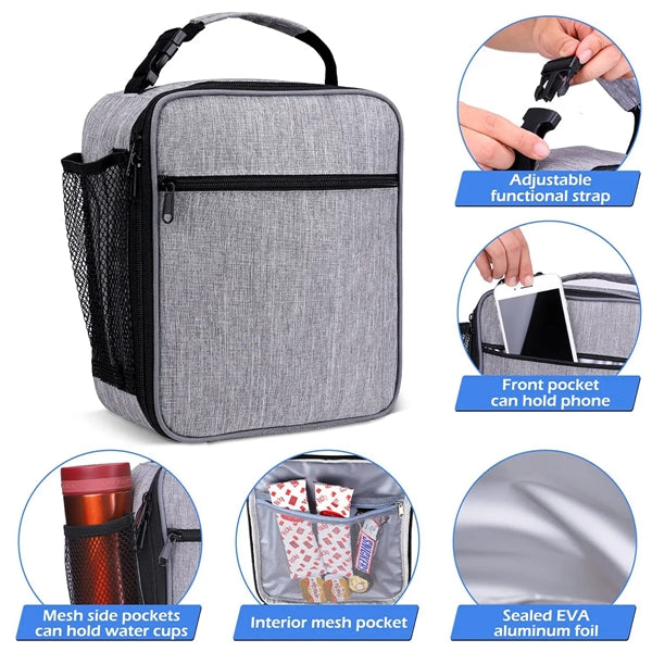 Portable Insulated Lunch Bag