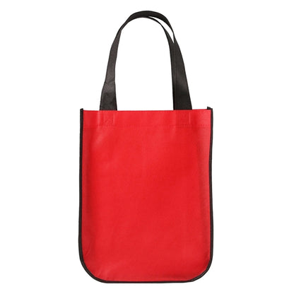 Curved Bottom Tote Bag - 4 1/2" x 9" x 12"
