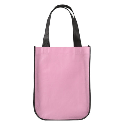 Curved Bottom Tote Bag - 4 1/2" x 9" x 12"