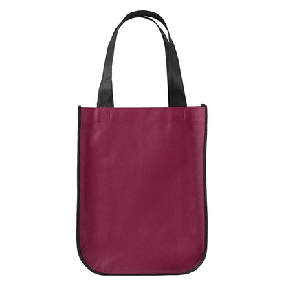 Curved Bottom Tote Bag - 4 1/2" x 9" x 12"
