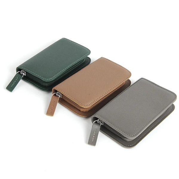 8-in-1 Stainless Steel Manicure Set with Leather Case