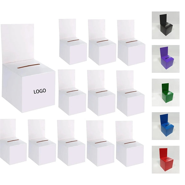6" Multi-Color Voting Corrugated Ballot Box