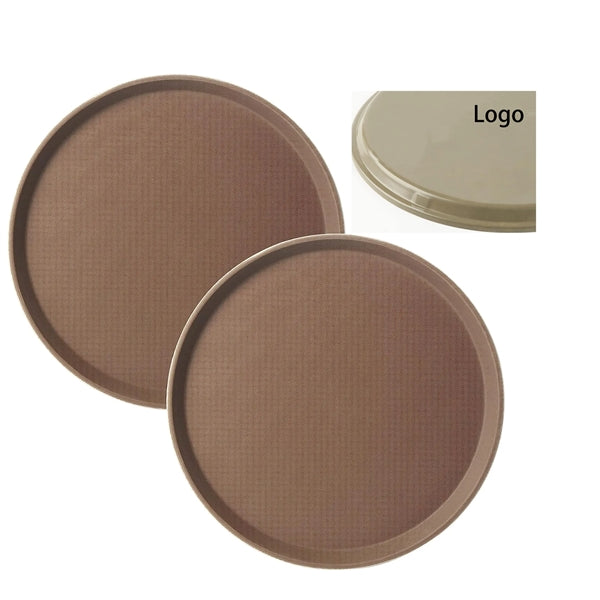 Restaurant Round Fiberglass Non-Slip Tray