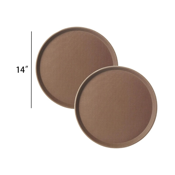 Restaurant Round Fiberglass Non-Slip Tray