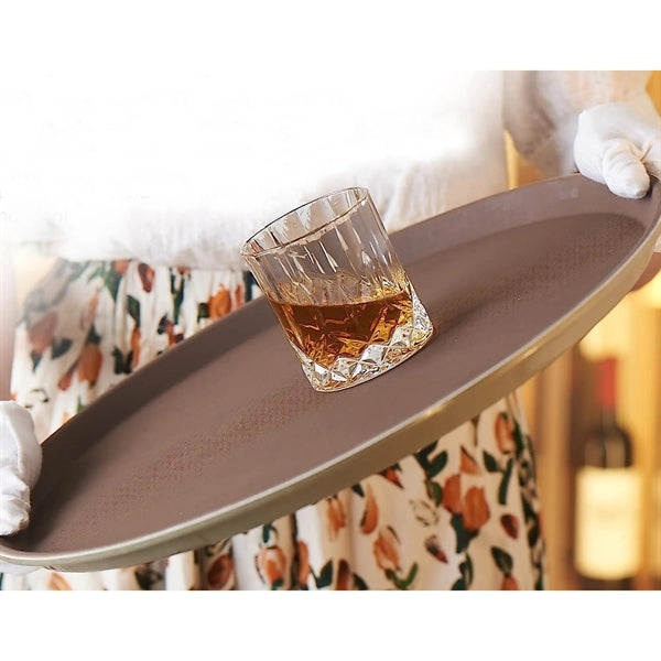 Restaurant Round Fiberglass Non-Slip Tray