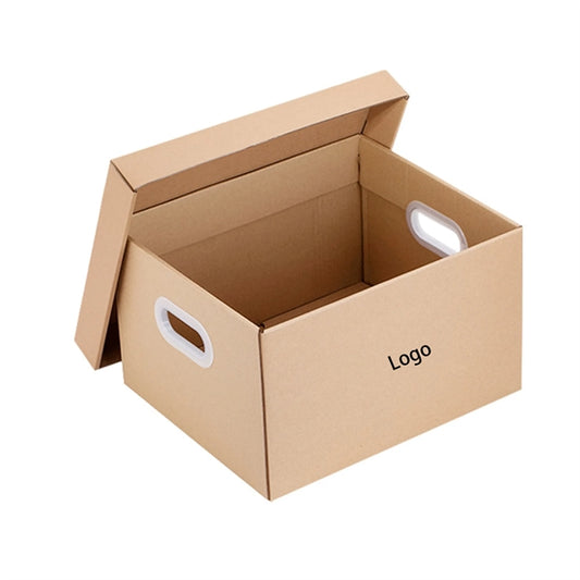 19" Corrugated Folding Carton With Buckle And Lid