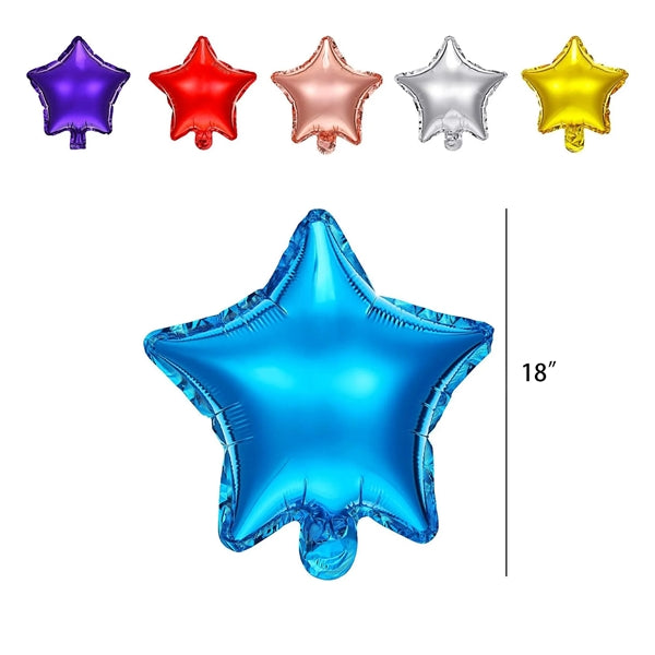 18" Star Aluminum Film Decorative Balloon