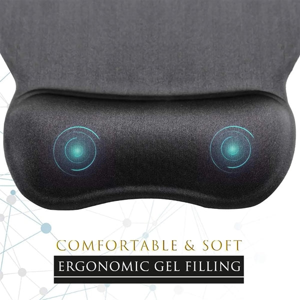 Silicone Non-Slip Mouse Pad With Wrist Support