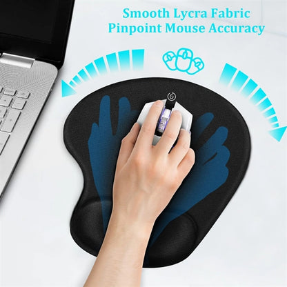 Silicone Foot Styling Non-Slip Mouse Pad With Wrist Support