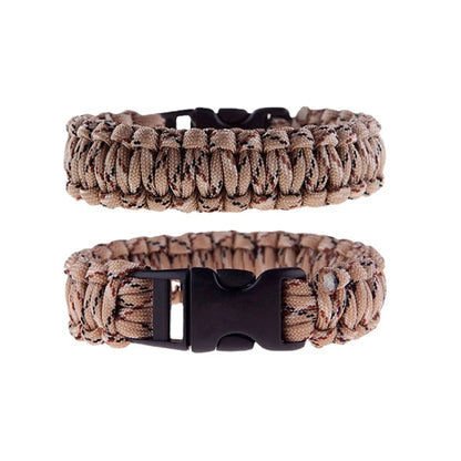 Paracord Bracelet with Metal Plate