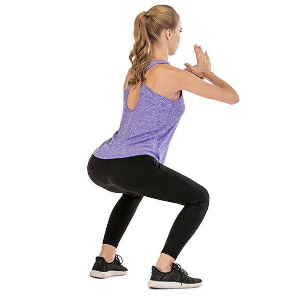 Woman Sport Fitness Cross Shirt