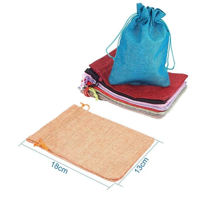 Burlap Drawstring Gift Bag