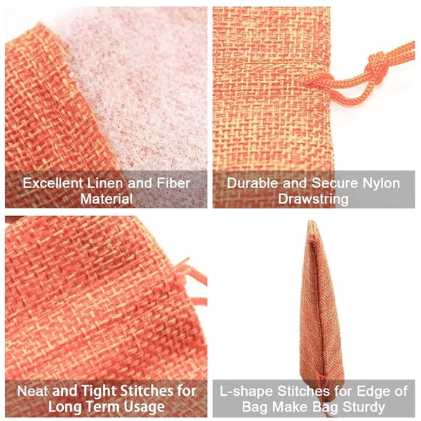 Burlap Drawstring Gift Bag