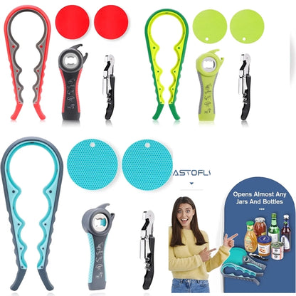 5 Pack Bottle Jar Opener set For Weak Hands