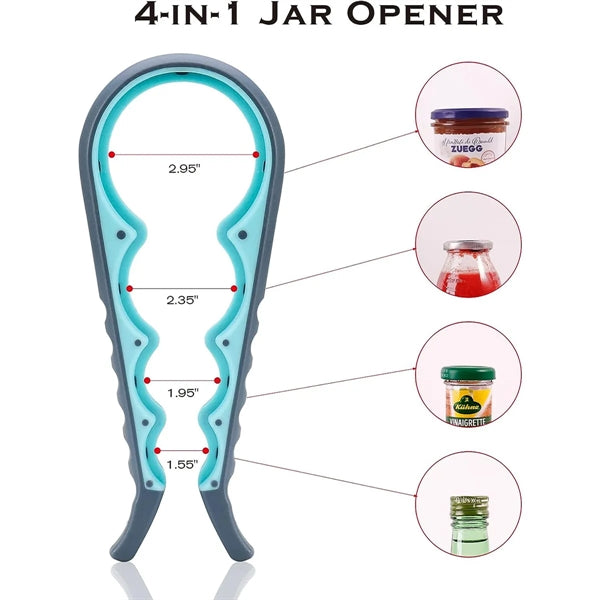 5 Pack Bottle Jar Opener set For Weak Hands
