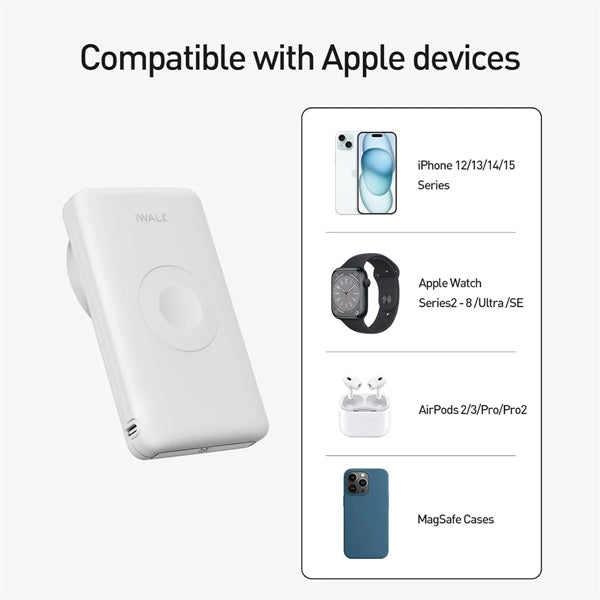 10000mAh iWALK MAG-X Magnetic Wireless Power Bank
