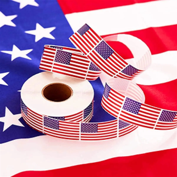 American Flag Stickers