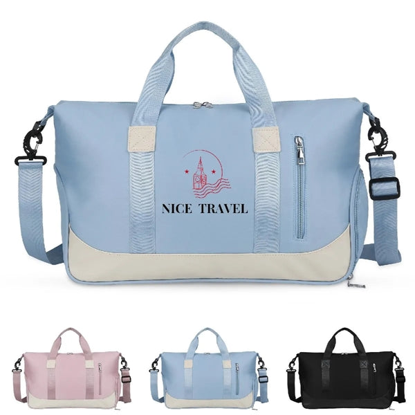 GYM DRY WET SEPARATED DUFFLE BAG (17" x 10" x 8")