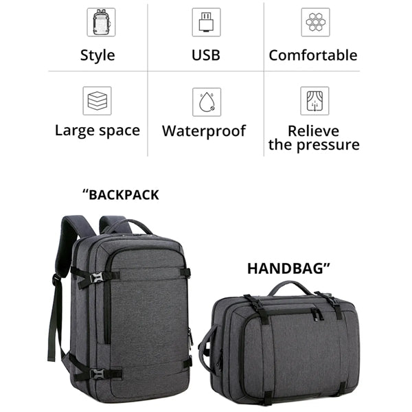 16"USB Large Multifunction Backpack
