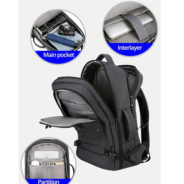 16"USB Large Multifunction Backpack