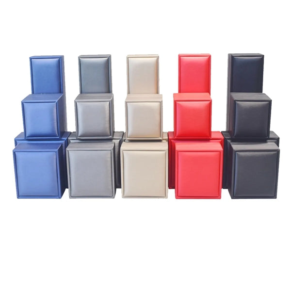 PU Leather Ring Display Holder