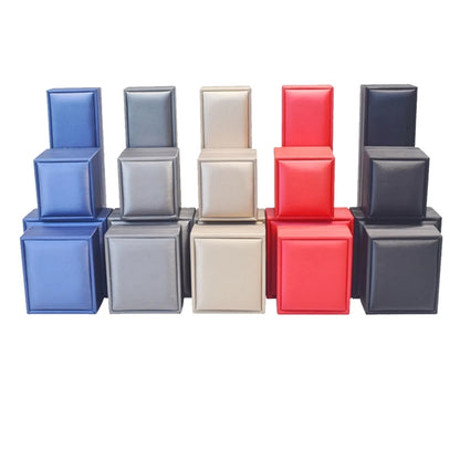 PU Leather Ring Display Holder