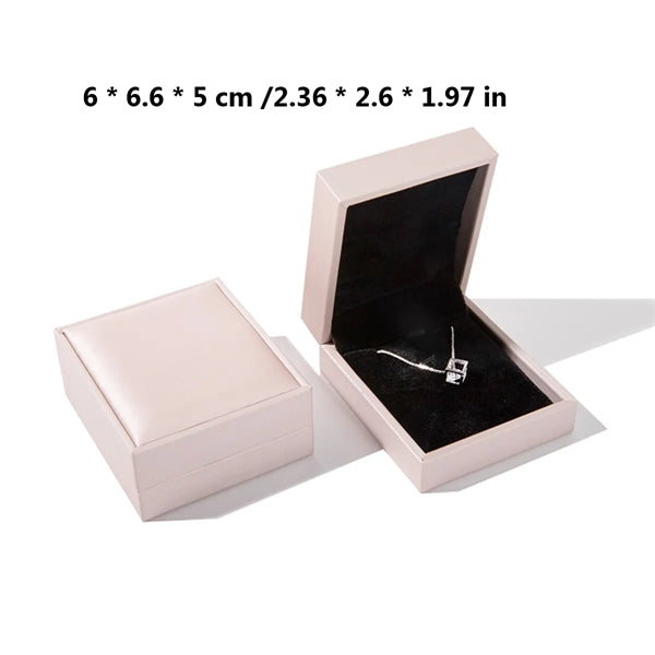 PU Leather Ring Display Holder