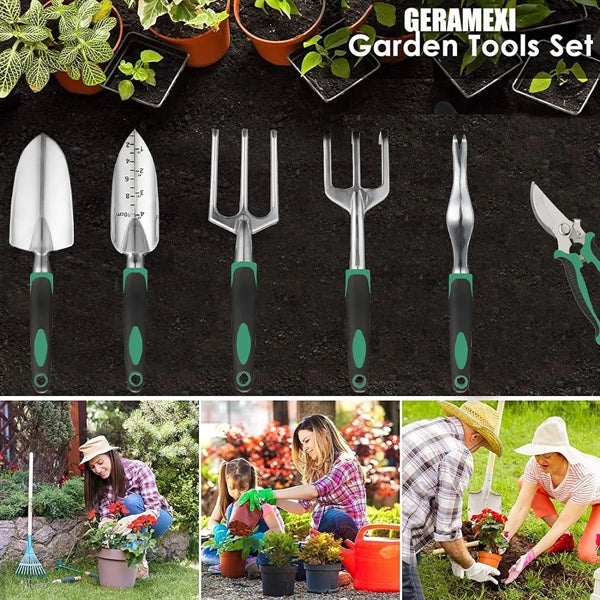 Gardening Tools Kit for Woman Man 11 Pieces