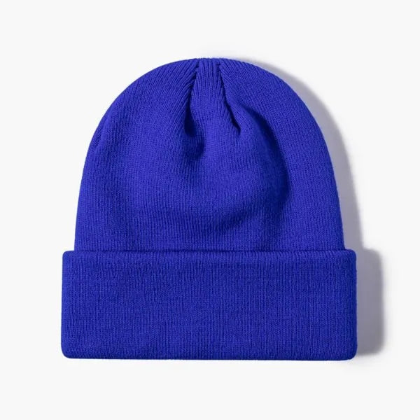 100% Acrylic Cuffed Knitted Beanie With Custom Logo