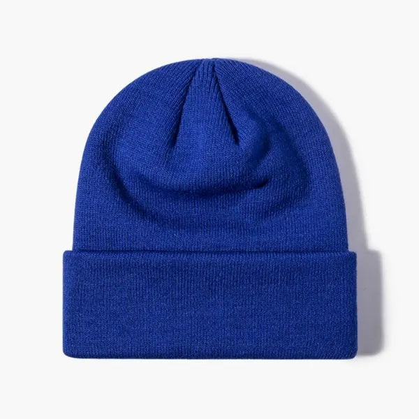 100% Acrylic Cuffed Knitted Beanie With Custom Logo