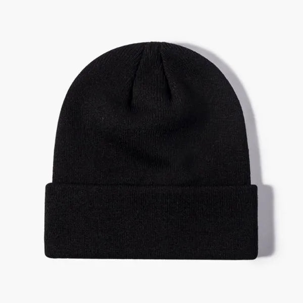 100% Acrylic Cuffed Knitted Beanie With Custom Logo