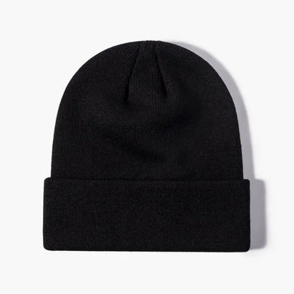 100% Acrylic Cuffed Knitted Beanie With Custom Logo