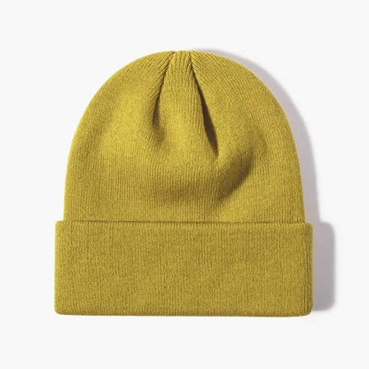 100% Acrylic Cuffed Knitted Beanie With Custom Logo