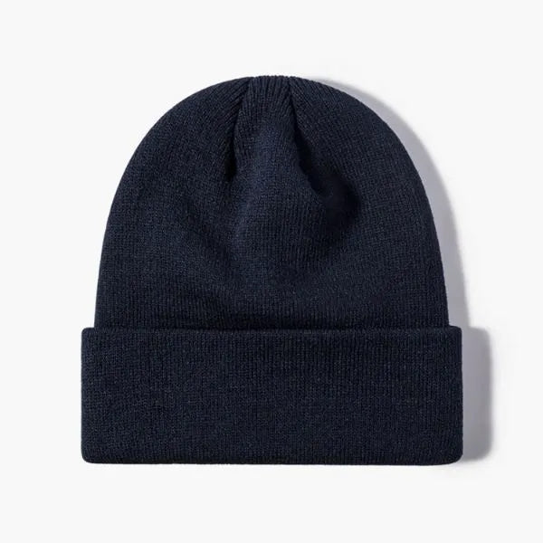 100% Acrylic Cuffed Knitted Beanie With Custom Logo