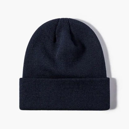 100% Acrylic Cuffed Knitted Beanie With Custom Logo