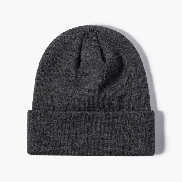 100% Acrylic Cuffed Knitted Beanie With Custom Logo