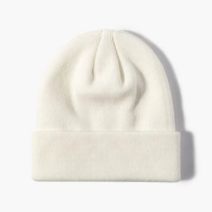 100% Acrylic Cuffed Knitted Beanie With Custom Logo