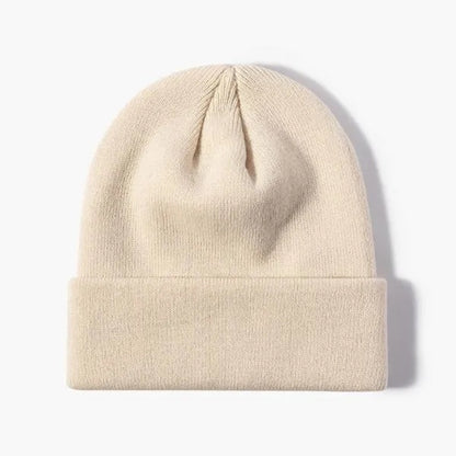 100% Acrylic Cuffed Knitted Beanie With Custom Logo