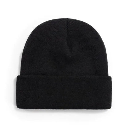 100% Acrylic Cuffed Knitted Beanie With Custom Logo