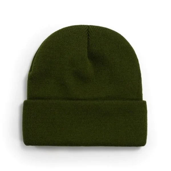 100% Acrylic Cuffed Knitted Beanie With Custom Logo