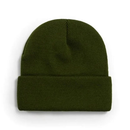 100% Acrylic Cuffed Knitted Beanie With Custom Logo