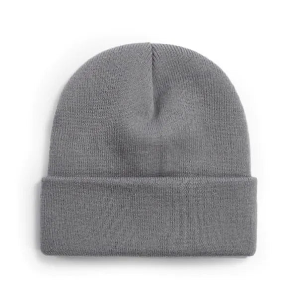 100% Acrylic Cuffed Knitted Beanie With Custom Logo