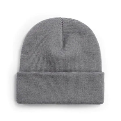 100% Acrylic Cuffed Knitted Beanie With Custom Logo