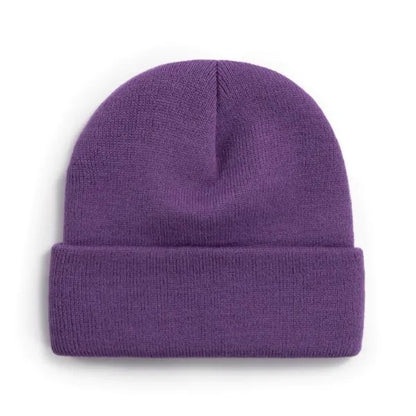 100% Acrylic Cuffed Knitted Beanie With Custom Logo