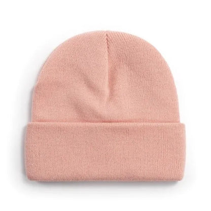 100% Acrylic Cuffed Knitted Beanie With Custom Logo