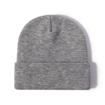 100% Acrylic Cuffed Knitted Beanie With Custom Logo
