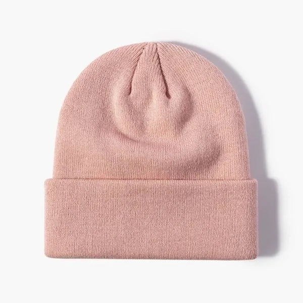 100% Acrylic Cuffed Knitted Beanie With Custom Logo