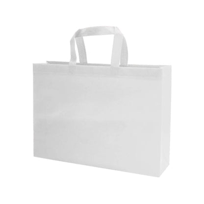 HEAT SEALED NON-WOVEN TOTE BAG (16" X 12" X 4")